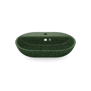 Eco Vessel Sink Soft60 w/ Tap Hole I Washbasin I Moss | SPAFAIR