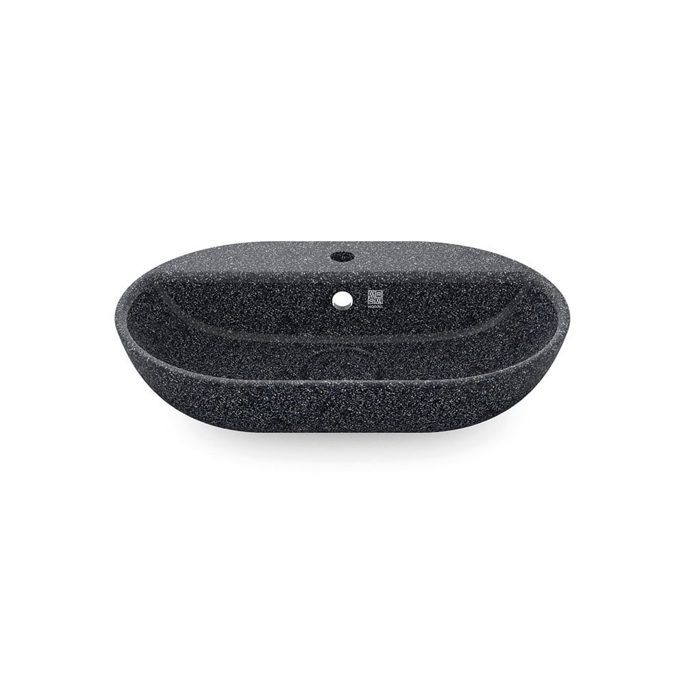 Eco Vessel Sink Soft60 w/ Tap Hole I Washbasin I Stone | SPAFAIR