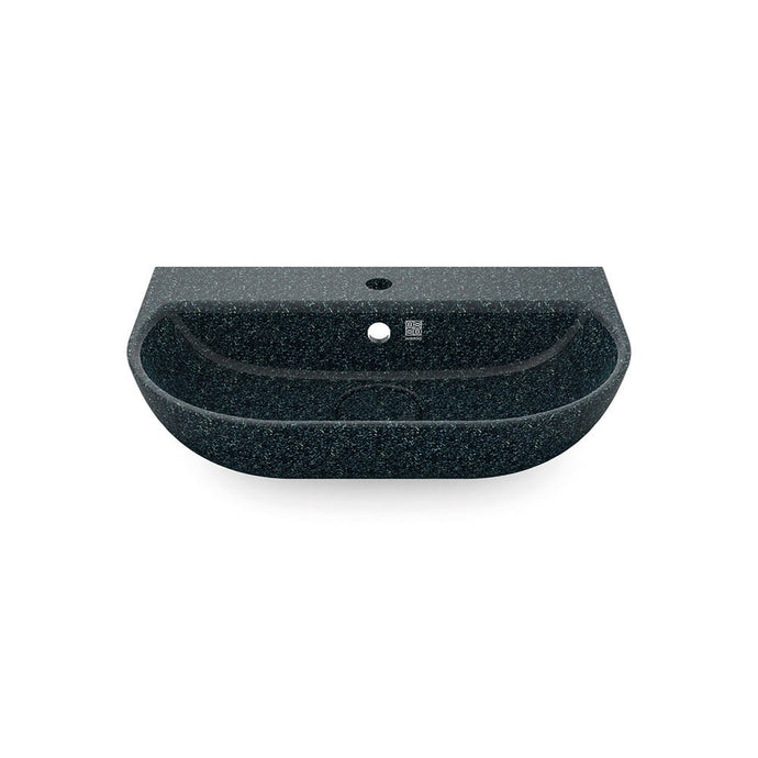 Eco Vessel Sink Wall-Mounted w/ Tap Hole Soft60 I Washbasin I Arctic | SPAFAIR