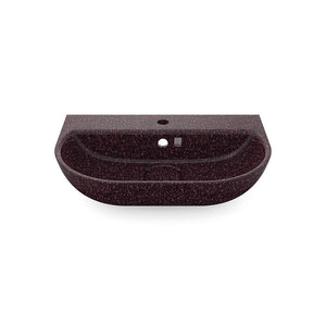 Eco Vessel Sink Wall-Mounted w/ Tap Hole Soft60 I Washbasin I Berry | SPAFAIR