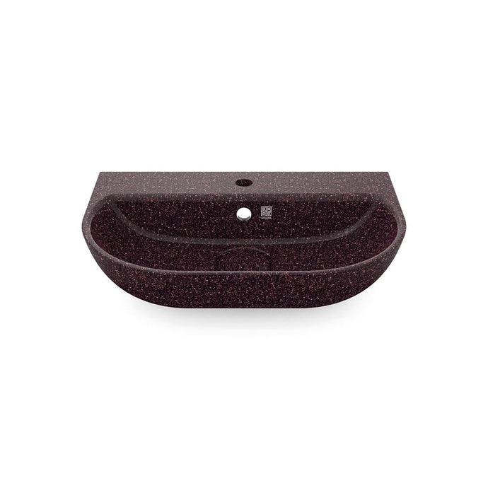 Eco Vessel Sink Wall-Mounted w/ Tap Hole Soft60 I Washbasin I Berry | SPAFAIR