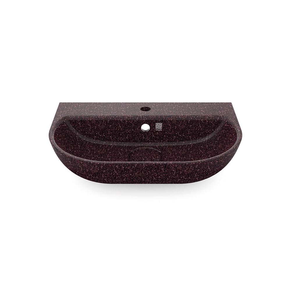 Eco Vessel Sink Wall-Mounted w/ Tap Hole Soft60 I Washbasin I Berry | SPAFAIR