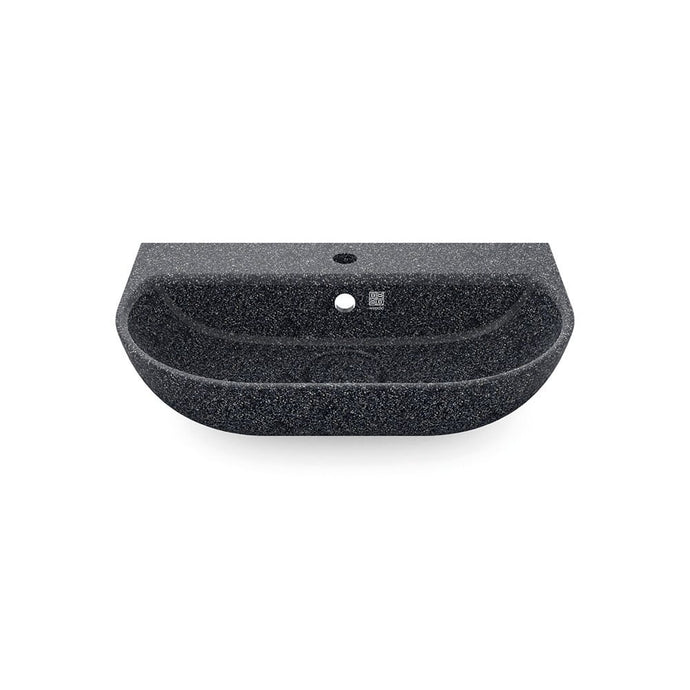 Eco Vessel Sink Wall-Mounted w/ Tap Hole Soft60 I Washbasin I Stone | SPAFAIR