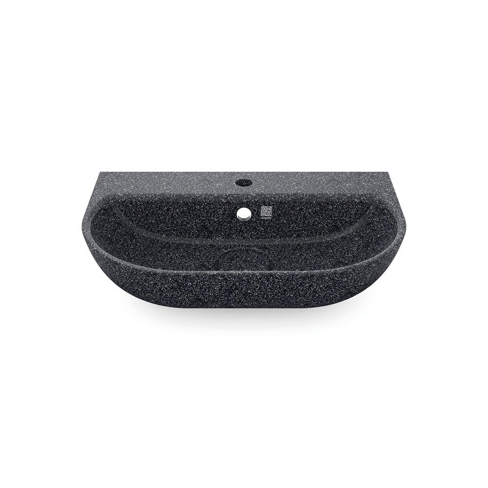 Eco Vessel Sink Wall-Mounted w/ Tap Hole Soft60 I Washbasin I Stone | SPAFAIR