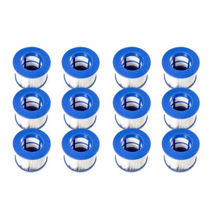 Inflatable Hot Tub Spa Filter - 12 Cartridges I SPAFAIR