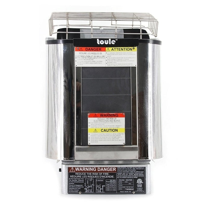 Toule Sauna Heater ETL Certified 6KW Wet Dry Sauna Heater Stove - Wall Digital Controller  I SPAFAIR