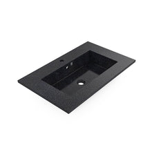 Load image into Gallery viewer, Eco Countertop Bathroom Sink I Washbasin I Integrated I Char | SPAFAIR
