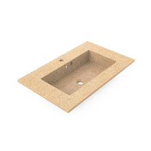 Load image into Gallery viewer, Eco Countertop Bathroom Sink I Washbasin I Integrated I Natural | Wood 5mm I SPAFAIR