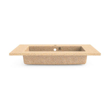 Load image into Gallery viewer, Eco Countertop Bathroom Sink I Washbasin I Integrated I Natural | Wood 5mm I SPAFAIR