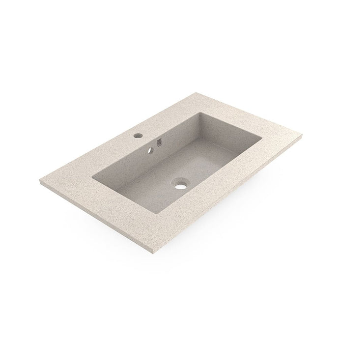 Eco Countertop Bathroom Sink I Washbasin I Integrated I Polar | SPAFAIR