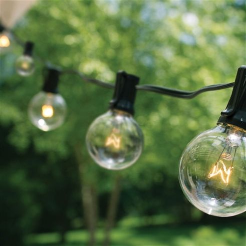 Outdoor Patio Lights - 20 Feet Round Bulb I SPAFAIR