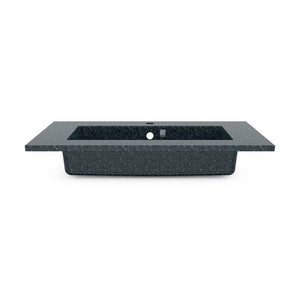 Eco Countertop Bathroom Sink I Washbasin I Integrated I Arctic | SPAFAIR