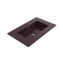 Load image into Gallery viewer, Eco Countertop Bathroom Sink I Washbasin I Integrated I Berry | SPAFAIR