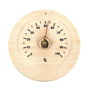 Handcrafted Sauna Hygrometer Pine Wood I SAUNA Accessories I SPAFAIR