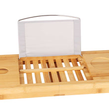Load image into Gallery viewer, Extendable Bamboo Bathtub Tray I Bath Caddy I SPAFAIR