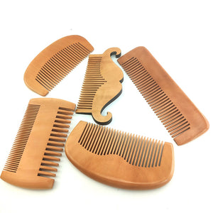 Portable Wood Comb Natural Hair Brush I SPAFAIR