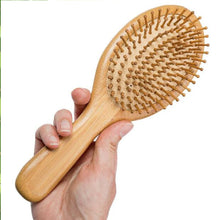 Load image into Gallery viewer, Wooden Hair Brush Bamboo Natural Massage Comb Antistatic I SPAFAIR
