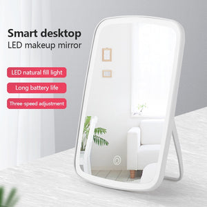LED Mirror with Light Ring I Adjustable LED Makeup Mirror I SPAFAIR