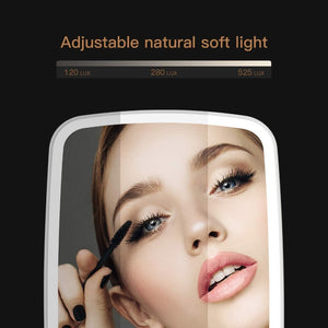LED Mirror with Light Ring I Adjustable LED Makeup Mirror I SPAFAIR