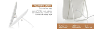LED Mirror with Light Ring I Adjustable LED Makeup Mirror I SPAFAIR