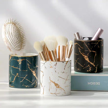 Load image into Gallery viewer, Nordic Marbled Makeup Brush Holder I SPAFAIR